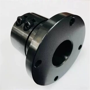 02光轴支架紧固件固定座圆法兰开口型 钢制加长导向轴支座GBL01