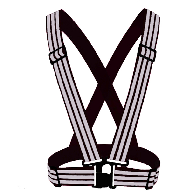 反光抱婴袋背心弹力骑行运动施工桔红色马甲萤光绿衣夜间安全工作