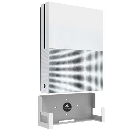 XBOX One S壁挂金属收纳支架上墙节约空间(白色)