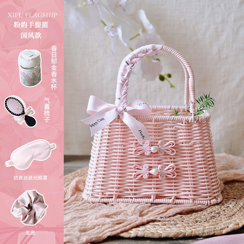 三八妇女节礼盒空盒轻奢结婚伴手礼伴娘礼品盒宝宝宴满月礼物包装