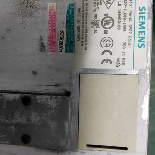 可维修6AV3627-1LK00-0AX1 OP27  西门议价