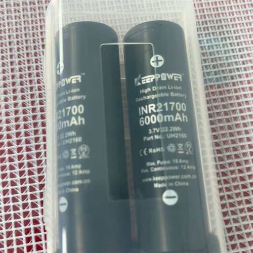 可维修Keeppower IMR21700 6000mAh 10A议价