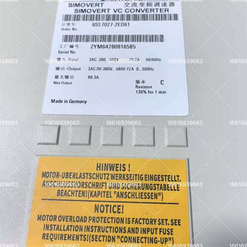 可维修几乎6SE7027-2ED61变频器，单相款，议价