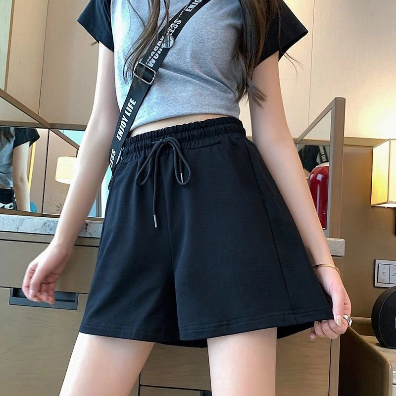 2026新版韩版运动短裤女高腰宽松