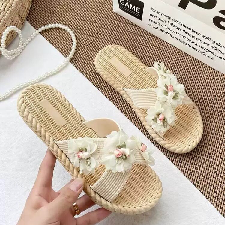 可湿水拖鞋外穿女夏季软底仙女风