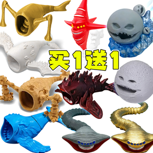 苏醒的月亮深海巨兽陆食天者哥斯拉布鲁普模型玩具玛雅食海者手办