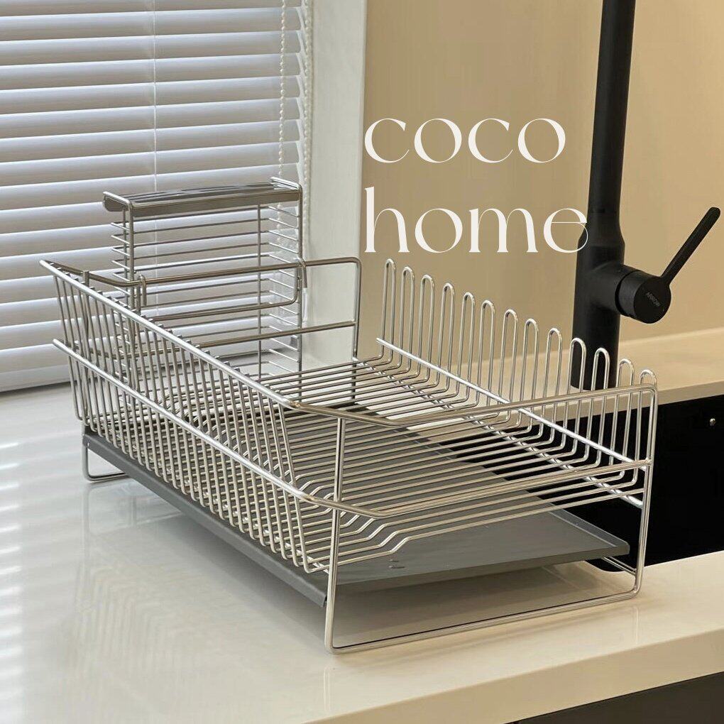 不锈钢沥水架厨房水槽边碗碟架家用洗碗池餐具收纳架多功能置物架