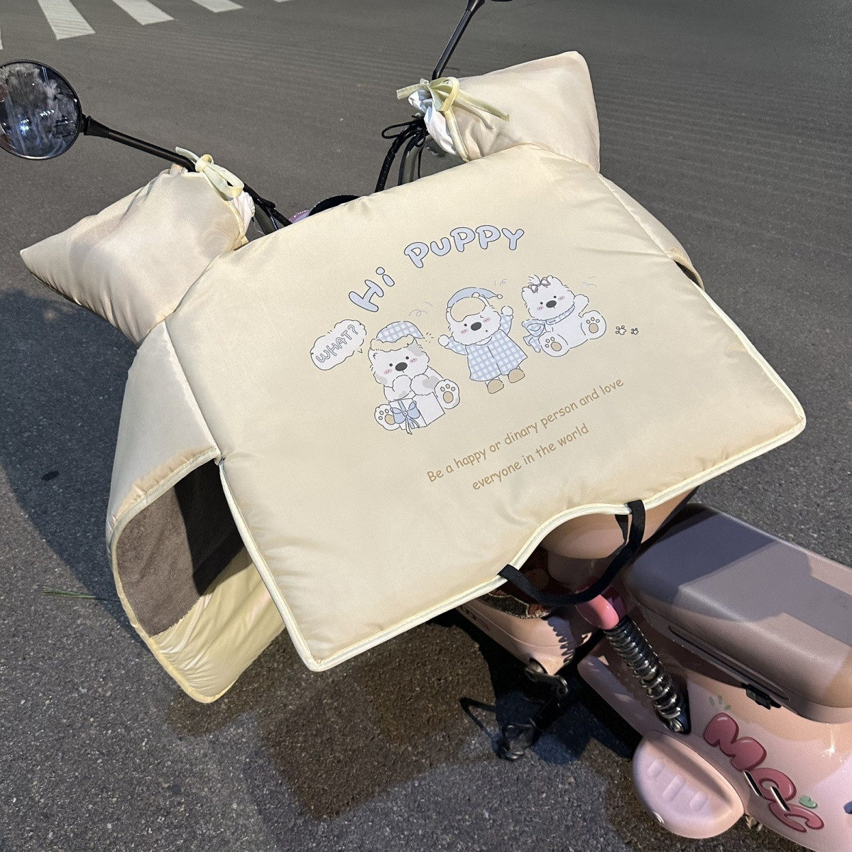 电动车挡风被冬季加绒加厚冬款