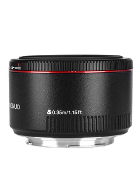 永诺EF卡口YN50mm F1.8II单反卡口标准定焦大光圈全画幅镜头