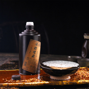 环台木箱-酒糟埋藏酒53度酱香型高端白酒粮食酒窖藏老酒整箱6瓶