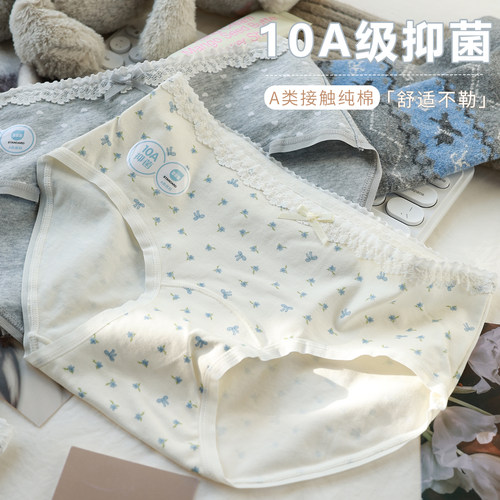10A抑菌长底档纯棉内裤2026春款