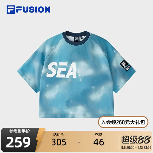 FILAFUSION斐乐短袖T女子