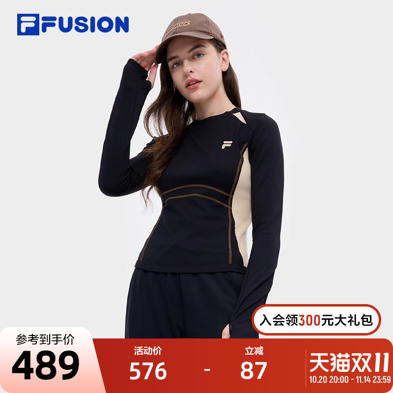 FILAFUSION斐乐长袖T女子