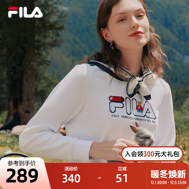 斐乐套头卫衣Fila圆领