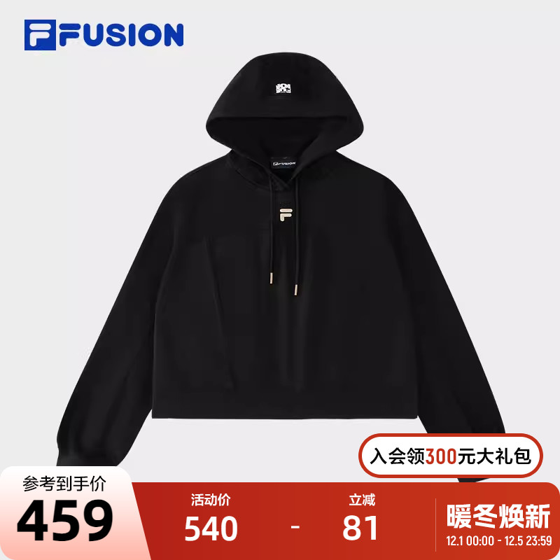 FILAFUSION斐乐女子连帽卫衣