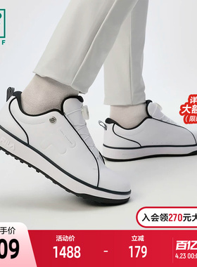 FILA斐乐高尔夫球鞋男鞋GF 1911 Trainer软钉2024冬季新款高球鞋