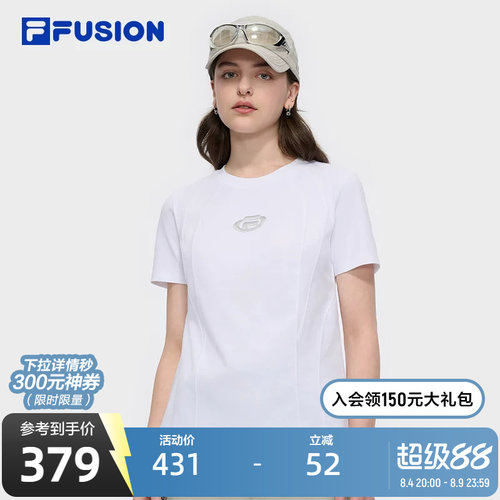 FILAFUSION斐乐潮牌短袖T