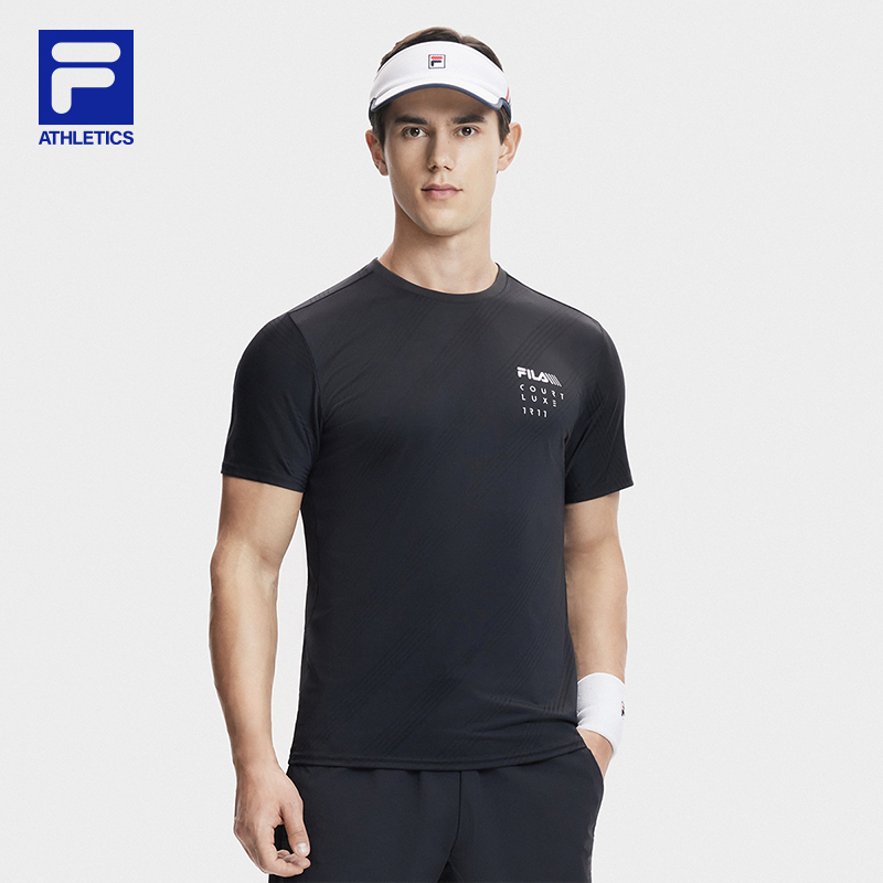 FILA斐乐男子针织短袖衫