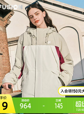 FILAFUSION斐乐潮牌情侣棉服