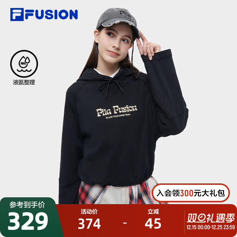 FILAFUSION斐乐女子连帽卫衣