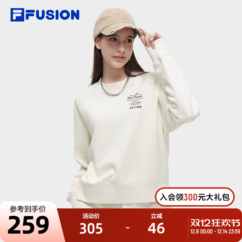 FILAFUSION斐乐女子套头卫衣