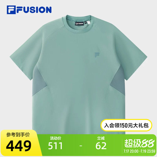 FILAFUSION斐乐潮牌短袖T