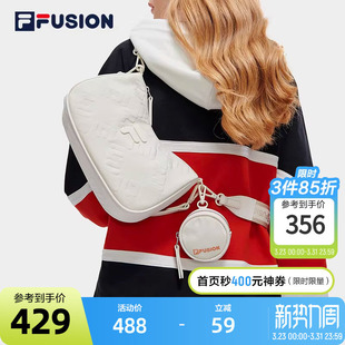 简约运动包单肩包 时尚 FILA FUSION斐乐潮牌女子挎包2023春季