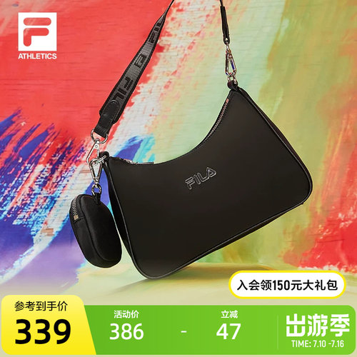 FILA斐乐官方女小挎包运动腋下包休闲包包斜挎手提旅行单肩包潮