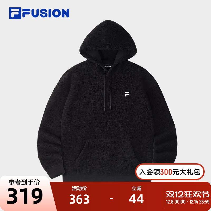 FILAFUSION斐乐针织连帽上衣