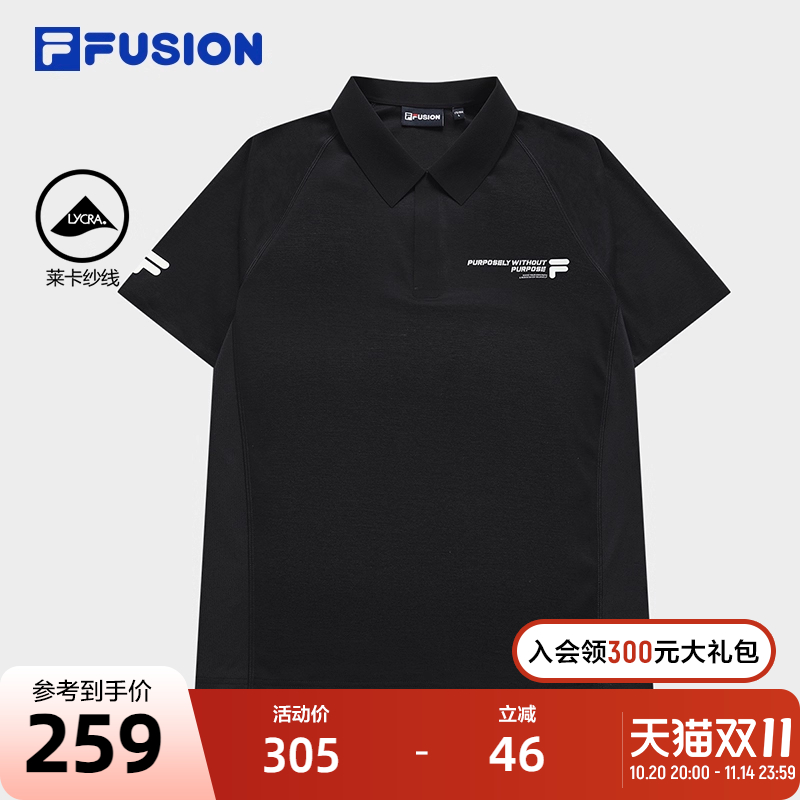 FILAFUSION斐乐潮牌短袖POLO