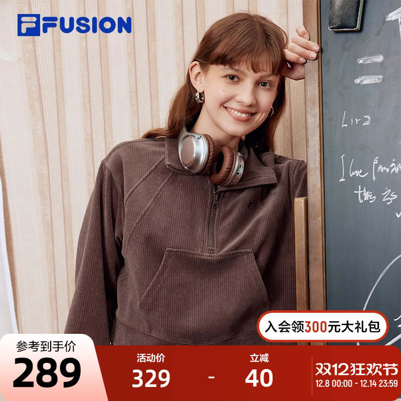 FILAFUSION斐乐潮牌套头卫衣