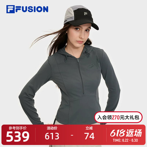 FILAFUSION斐乐女子长袖T