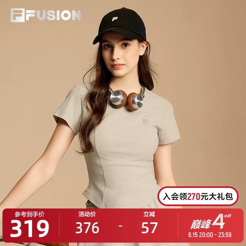 FILAFUSION斐乐女子短袖T