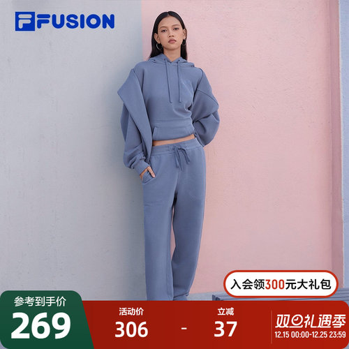 FILAFUSION斐乐针织长裤情侣