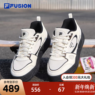 BANK III情侣板鞋 2025夏季 FILA 网面运动鞋 斐乐女鞋 新款 男 FUSION