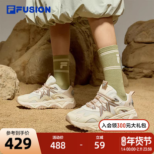 FILA FUSION斐乐潮牌漫游鞋女鞋夏季新款百搭休闲鞋轻便运动鞋子