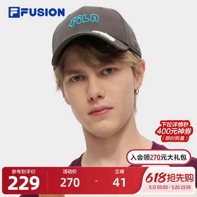 FILAFUSION斐乐情侣棒球帽