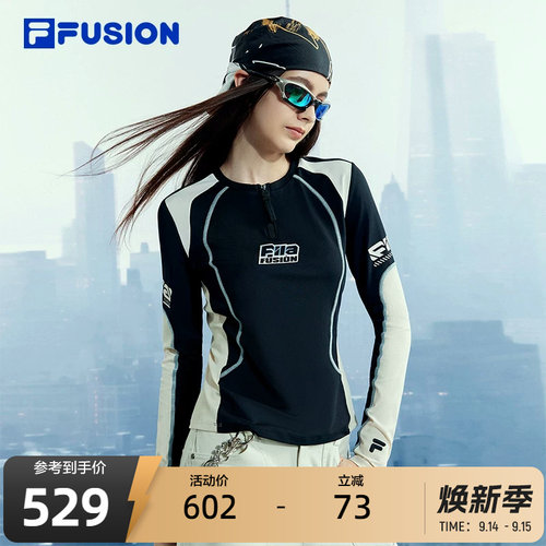 FILAFUSION斐乐长袖T女子