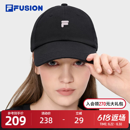 FILAFUSION斐乐情侣棒球帽