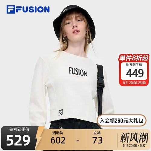FILAFUSION斐乐套头卫衣女子