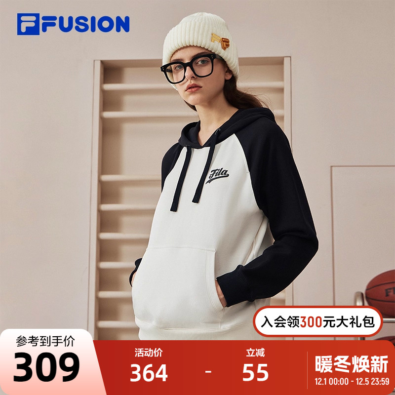 FILAFUSION斐乐连帽卫衣女子