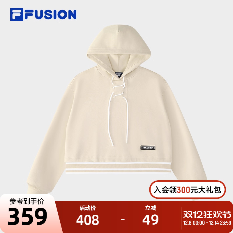 FILAFUSION斐乐女子连帽卫衣