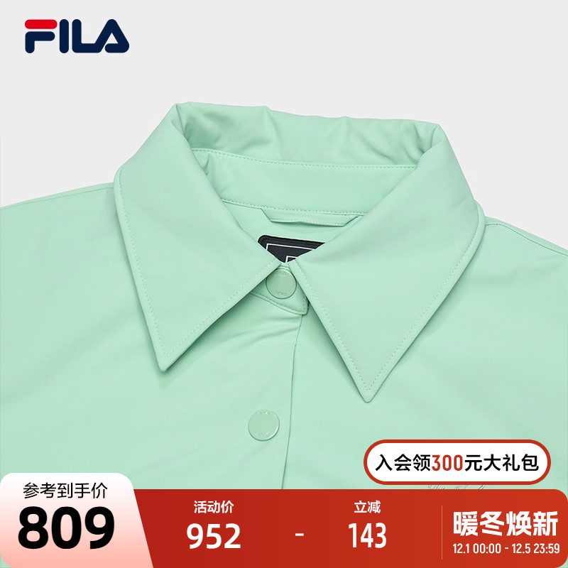 斐乐棉服Fila翻领外套