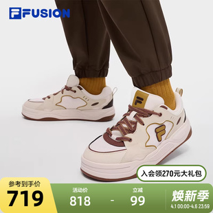 FILA BANK 2025冬新款 板鞋 SO滑板生活鞋 FUSION斐乐潮牌男鞋