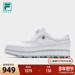 FILA 斐乐官方男鞋NOBLE软钉高球鞋2025春季新款尊尚综训鞋运动鞋