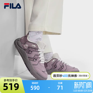 2025冬季 BRACE复古板鞋 新款 破界者休闲鞋 FILA 运动鞋 斐乐官方女鞋