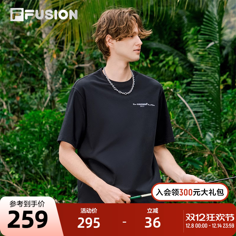 FILAFUSION斐乐男子短袖T