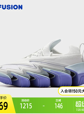 FILA FUSION斐乐潮牌SAWTOOTH未来潮鞋男2025秋新款锯齿鞋跑步鞋