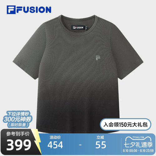FILAFUSION斐乐潮牌针织短袖衫