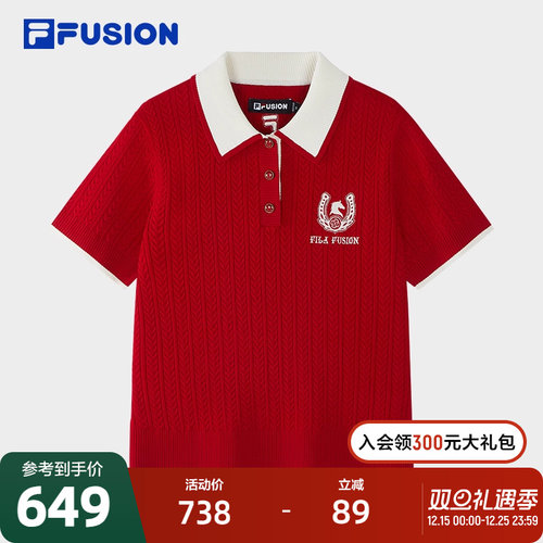 FILAFUSION斐乐女士编织衫